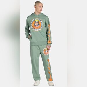 Naruto Green Hoodie & Pants Set- Ichiraku Ramen Design Size 3X